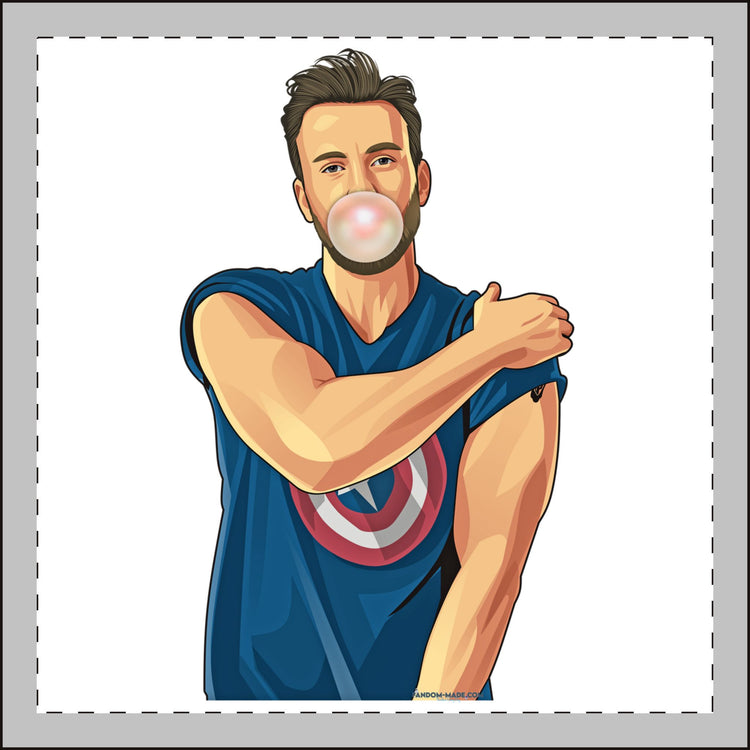 Chris Evans Mini Plush Keychain