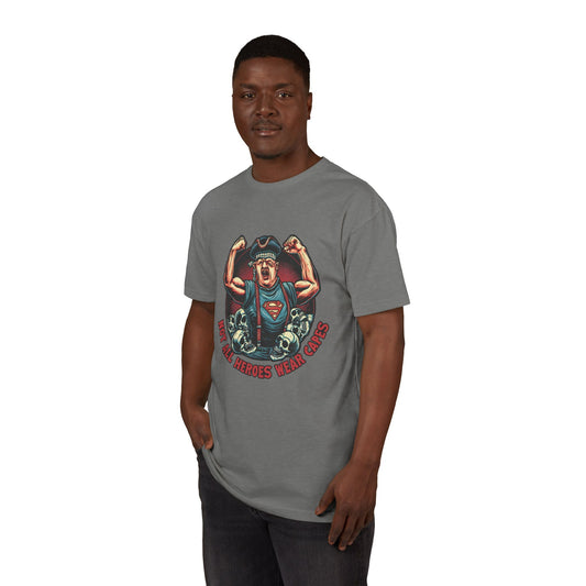 Not All Heroes Wear Capes Sueded T-Shirt - Fandom-Made