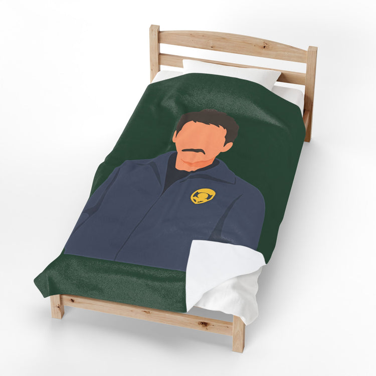 Chief Swan Velveteen Plush Blanket
