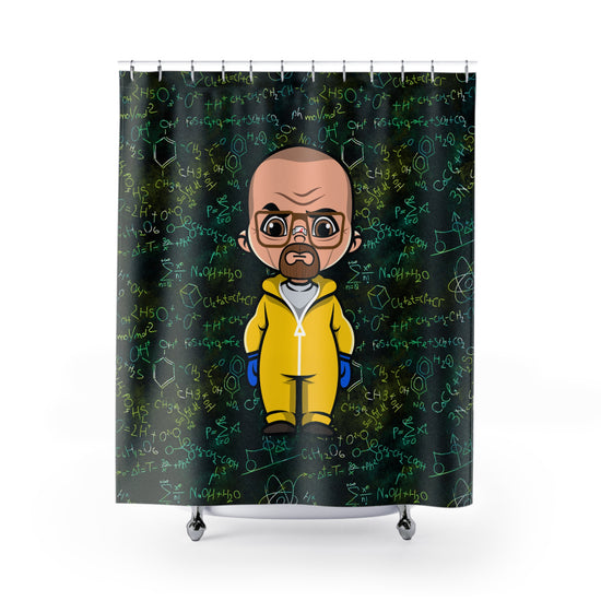 Walter White All-Over Print Shower Curtains - Fandom-Made