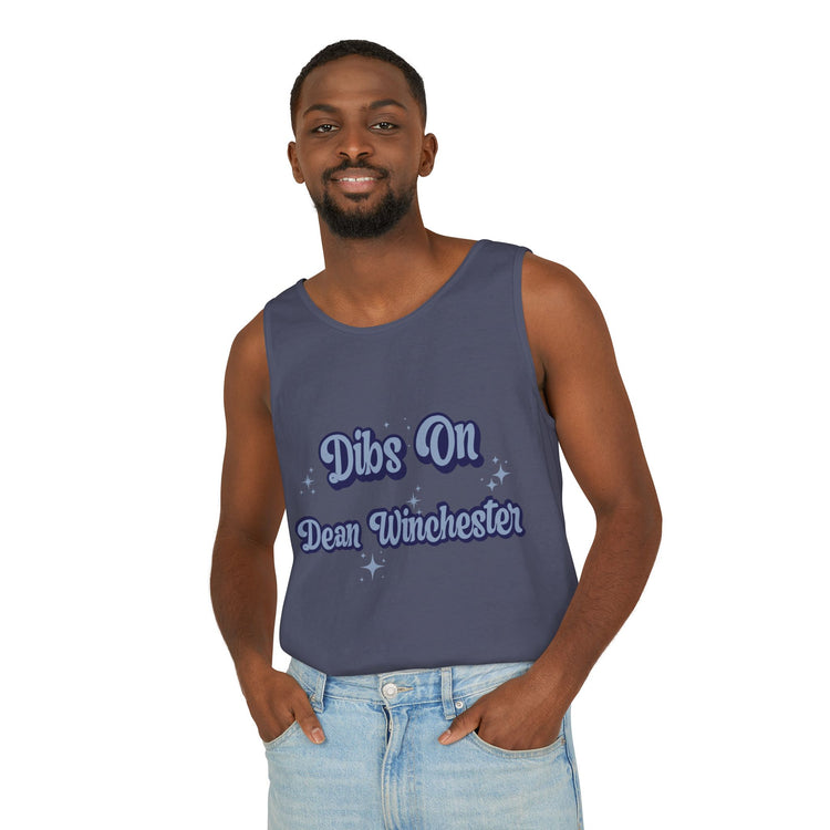 Dibs On Dean Winchester Unisex Tank Top - Fandom-Made