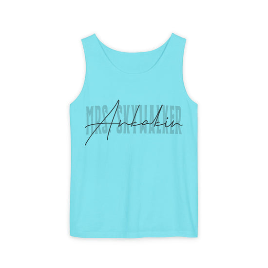 Mrs. Anakin Skywalker Unisex Garment-Dyed Tank Top - Fandom-Made