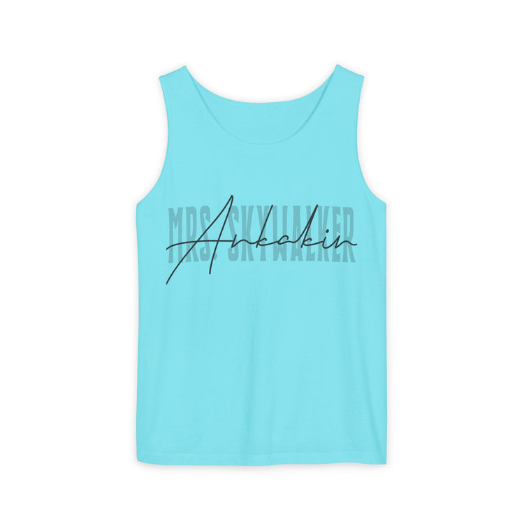 Mrs. Anakin Skywalker Unisex Garment-Dyed Tank Top - Fandom-Made