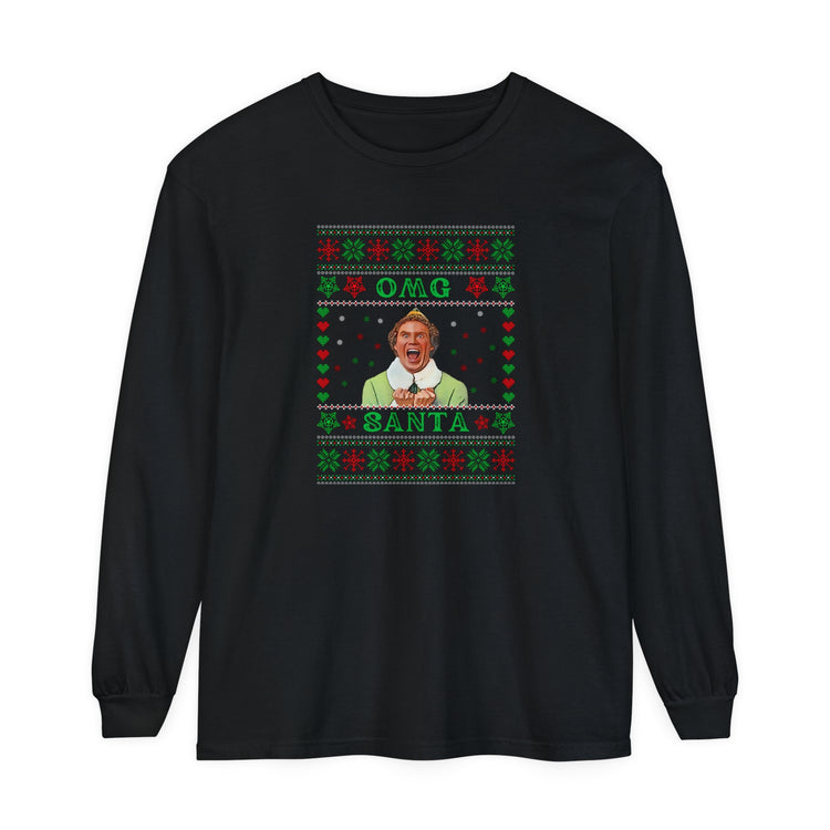 OMG Santa Long Sleeve T-Shirt