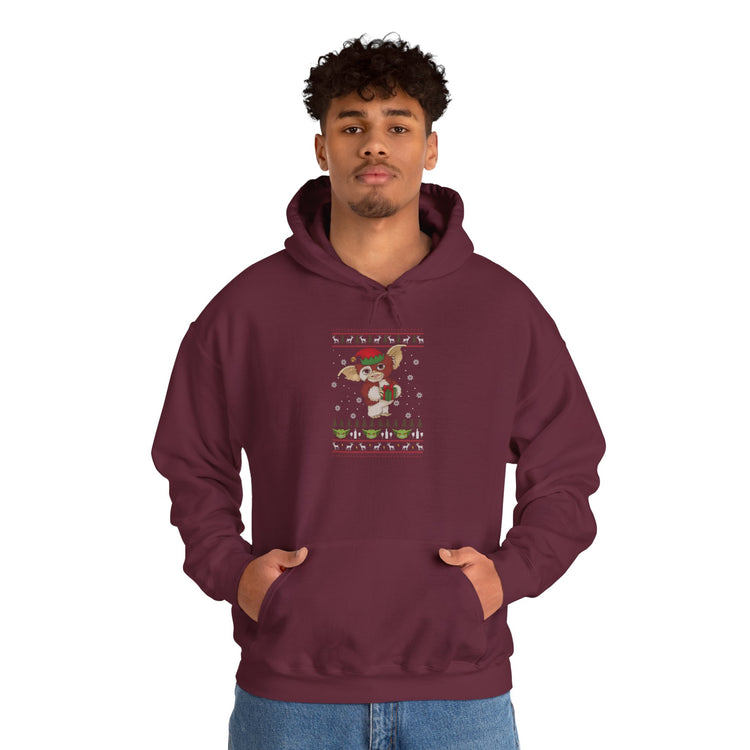 Cute Mogwai Ugly Christmas Unisex Hoodie