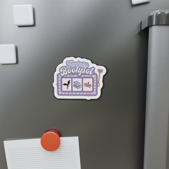 Fantasy Bookpot Die-Cut Magnet - Fandom-Made