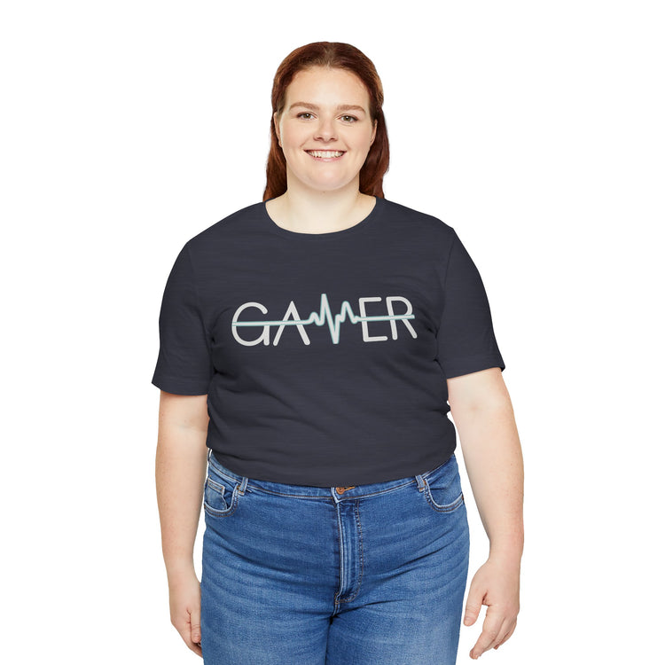 Gamer Heartbeat T-Shirt - Fandom-Made