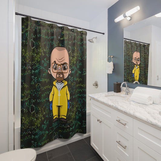 Walter White All-Over Print Shower Curtains - Fandom-Made