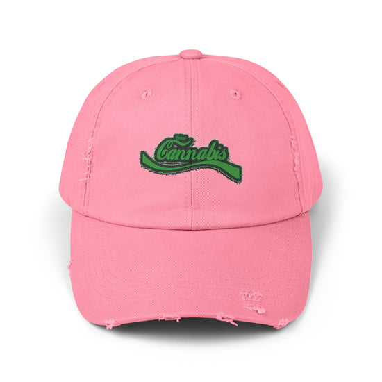 Enjoy Cannabis Distressed Cap - Fandom-Made