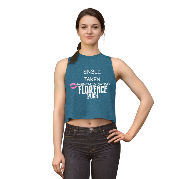 Mentally Dating Florence Pugh Women's Crop Top - Fandom-Made