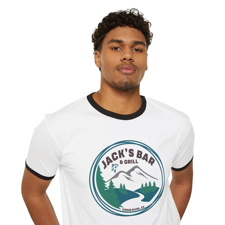 Jack's Bar & Grill Ringer T-Shirt - Fandom-Made