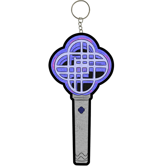Light Stick Mini Plush Keychain