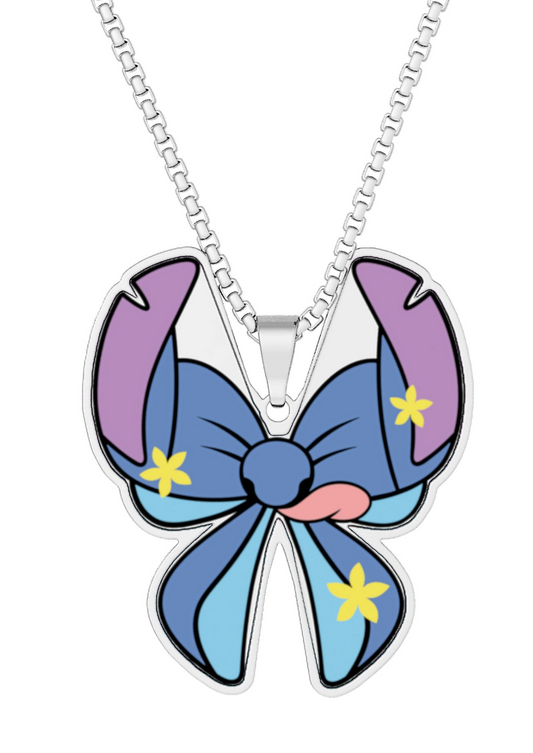 Stitch Bow Pendant - Fandom-Made