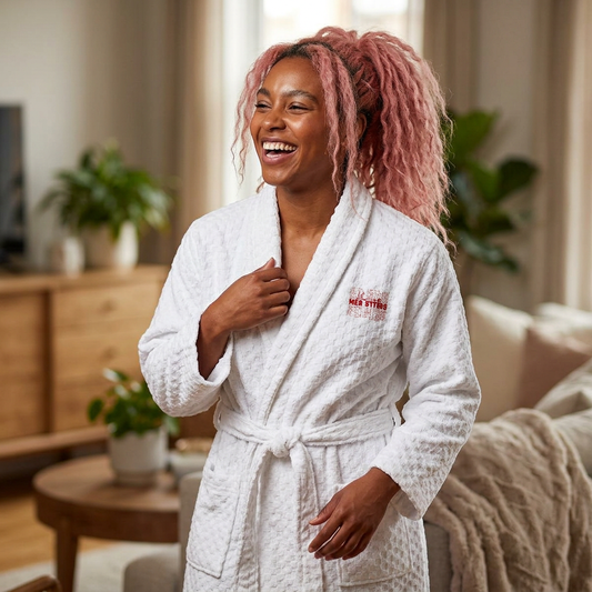 Mrs. Styles Unisex Terry Robe - Fandom-Made
