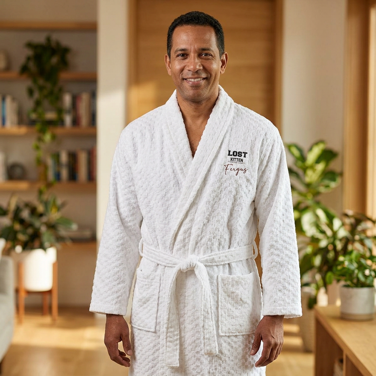 Lost Return To Fergus Fraser Unisex Terry Robe - Fandom-Made