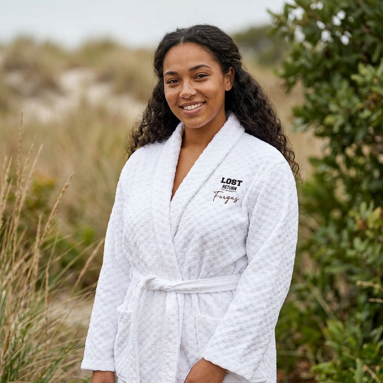 Lost Return To Fergus Fraser Unisex Terry Robe - Fandom-Made