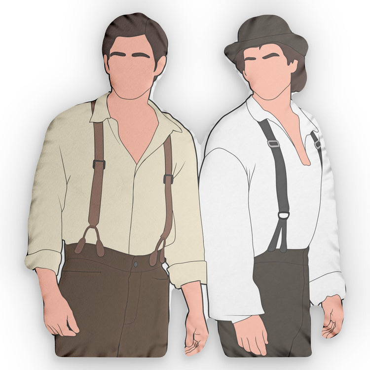 Salvatore Brothers of 1864-Shaped Pillow - Fandom-Made