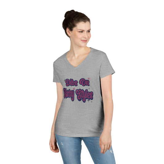 Dibs On Harry Ladies' V-Neck Tee - Fandom-Made