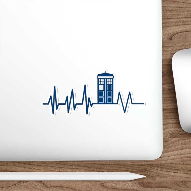 My Heart Beats For The Doctor Die-Cut Sticker