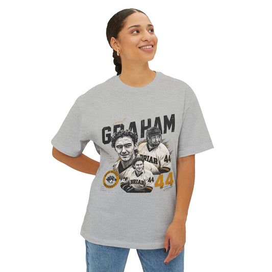 Graham Collage Unisex Oversized Boxy Tee