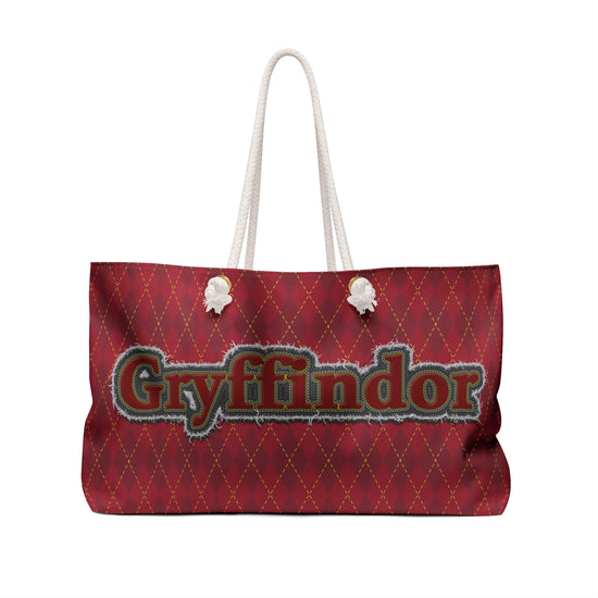Gryffindor Embroidery Design Weekender Bag - Fandom-Made