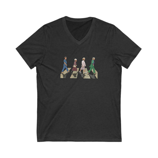 Golden Road V-Neck Tee - Fandom-Made