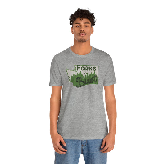Forks Or Bust T-Shirt - Fandom-Made