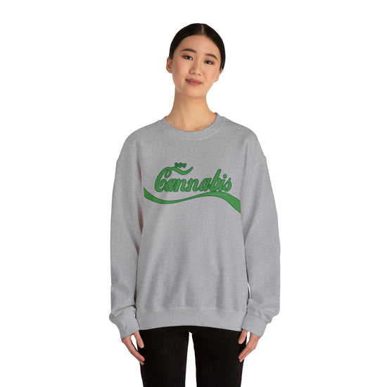 Enjoy Cannabis Crewneck Sweatshirt - Fandom-Made