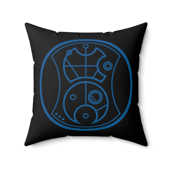 Hello Sweetie in Gallifreyan Square Pillow - Fandom-Made