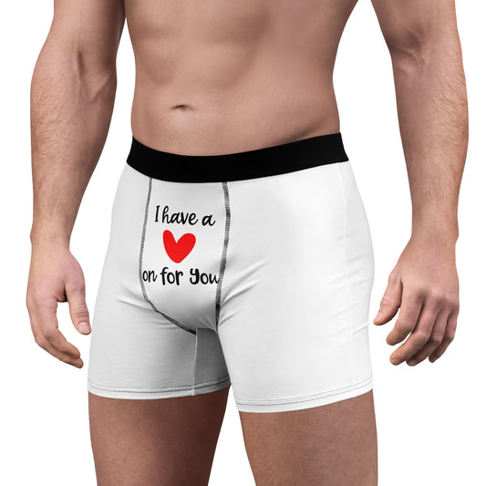 Heart On Men's Boxer Briefs - Fandom-Made