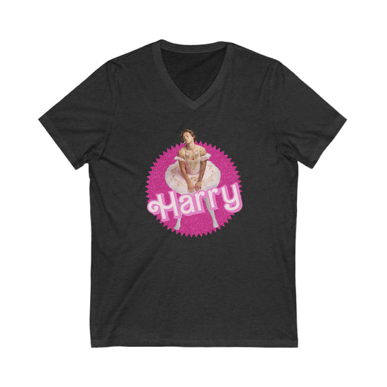 Harry Styles Barbie V-Neck Tee - Fandom-Made