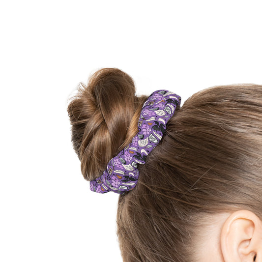 Fourth Wing Collage Scrunchie