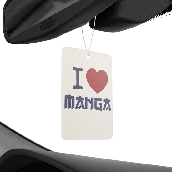 I Love Manga Car Air Freshener - Fandom-Made