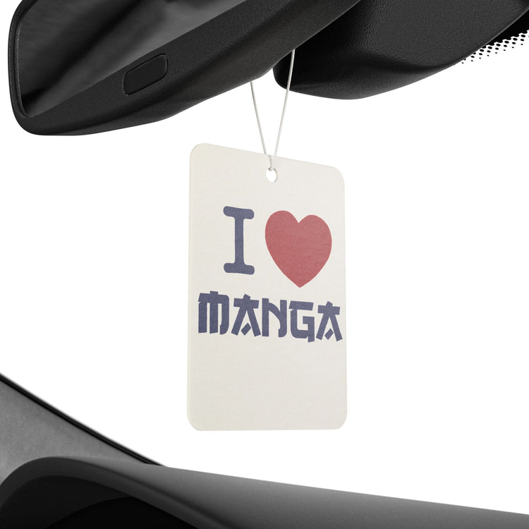 I Love Manga Car Air Freshener - Fandom-Made