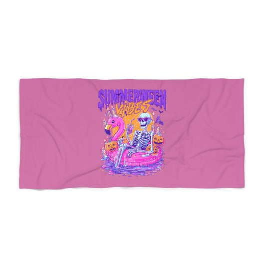 Summerween Vibes Beach Towel - Fandom-Made