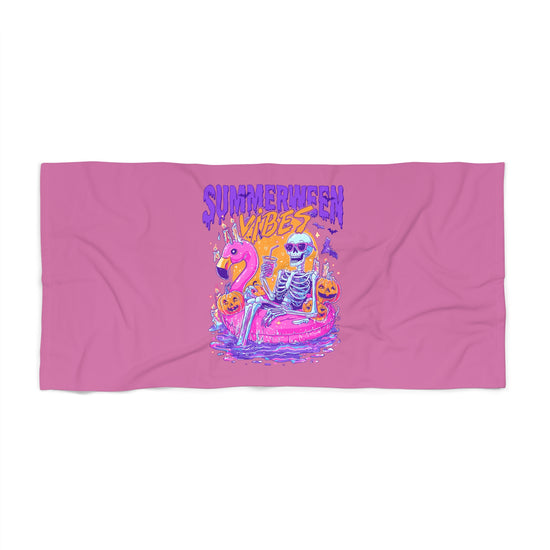 Summerween Vibes Beach Towel - Fandom-Made