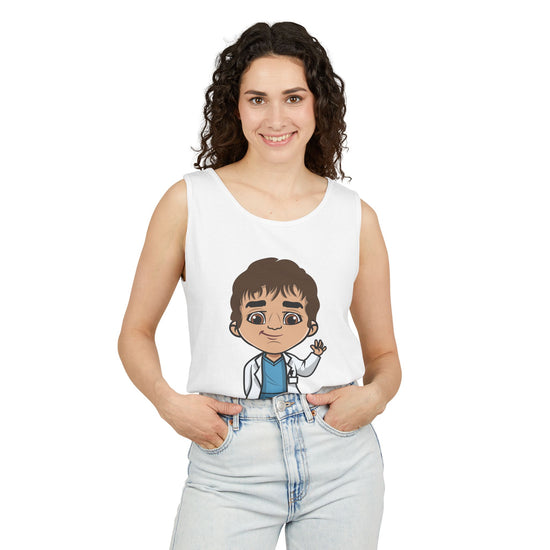 George O'Malley Unisex Garment-Dyed Tank Top - Fandom-Made