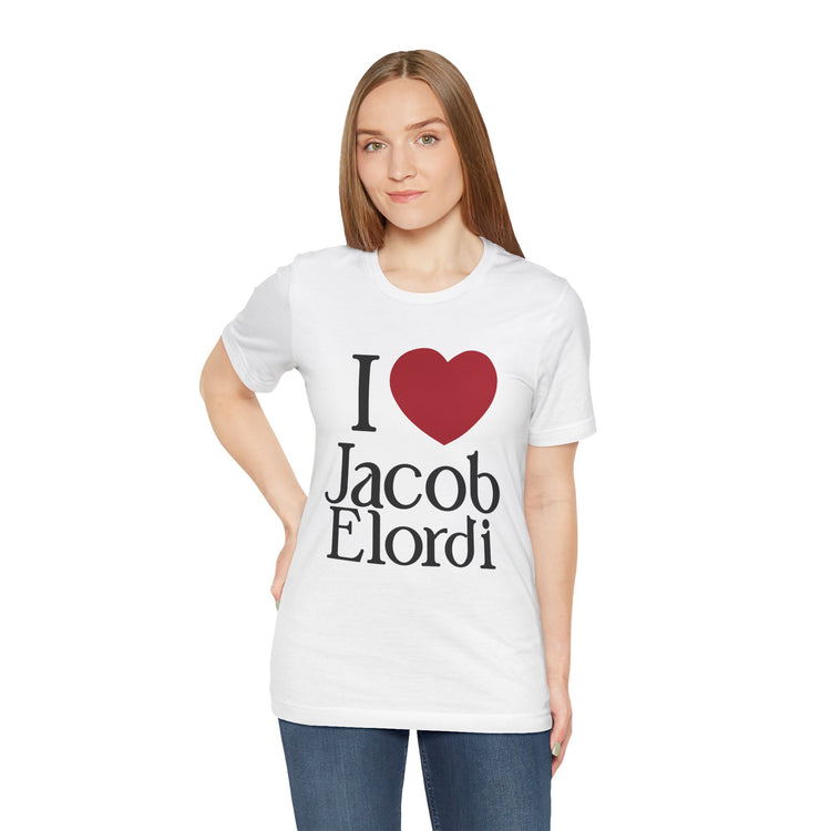 I Love Jacob Elordi Unisex T-Shirt - Fandom-Made
