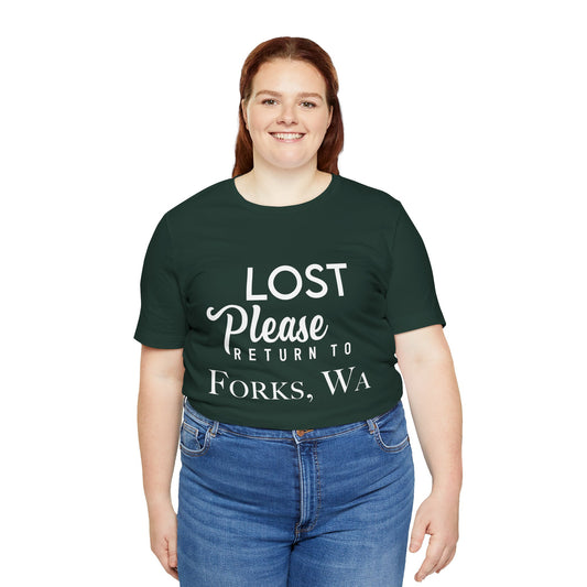Lost Return To Forks Wa Unisex T-Shirt - Fandom-Made