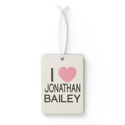 I Love Jonathan Bailey Car Air Freshener - Fandom-Made