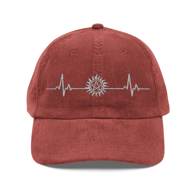 My Heart Beats For Supernatural Corduroy Cap