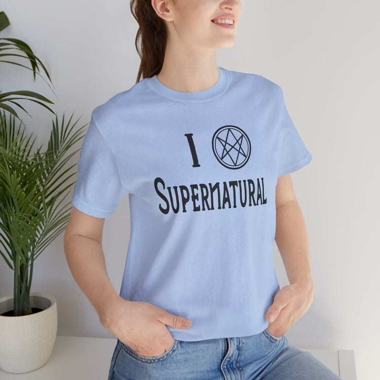 I Love Supernatural Men Of Letters Edition T-Shirt - Fandom-Made