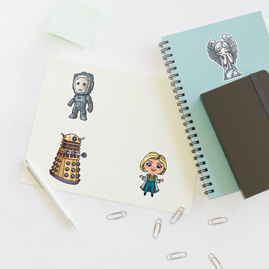 Doctor Who Sticker Sheets Set 2 - Fandom-Made