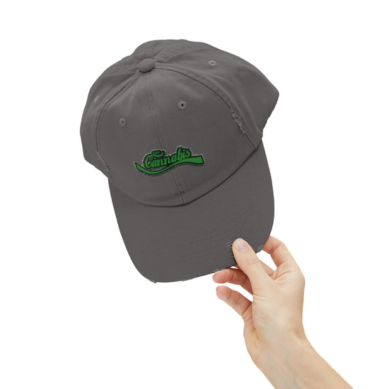 Enjoy Cannabis Distressed Cap - Fandom-Made