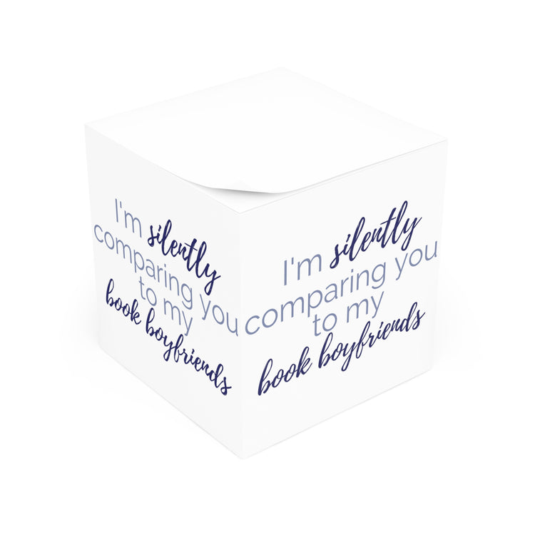 Book Boyfriends Note Cube