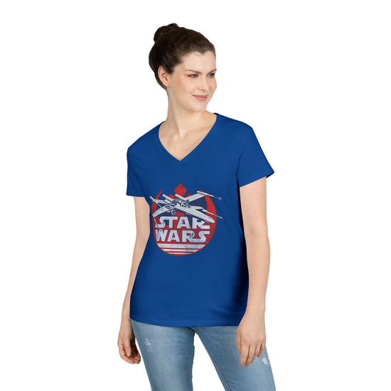 Patriotic X-wing V-Neck Tee - Fandom-Made