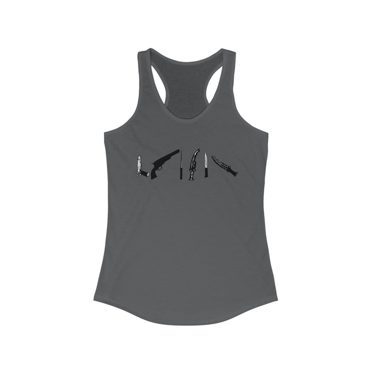 Supernatural Weapons Women's Racerback Tank - Fandom-Made