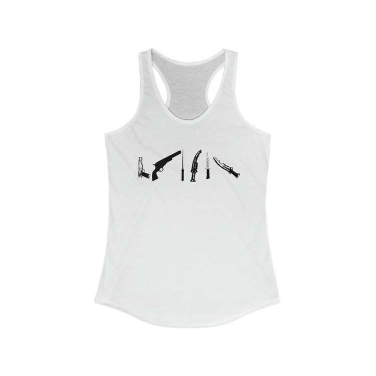 Supernatural Weapons Women's Racerback Tank - Fandom-Made