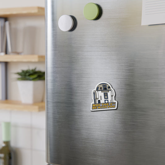 May The 4th Be With R2D2 Die-Cut Magnet