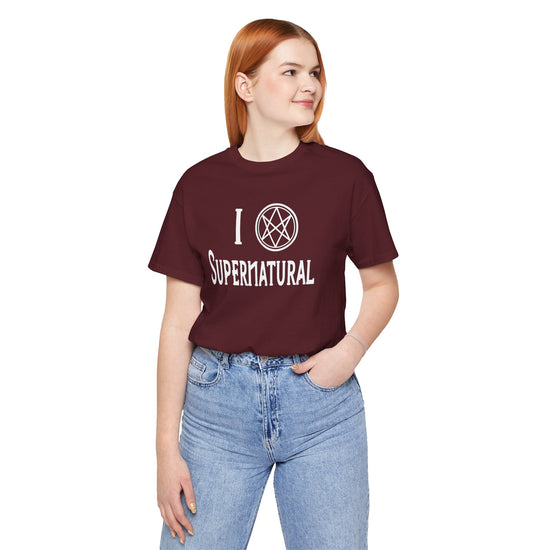 I Love Supernatural Men Of Letters Edition T-Shirt - Fandom-Made